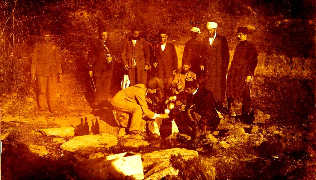 Yıl 1890 Kuzuluk Dağ hamamı ve maden suyu  