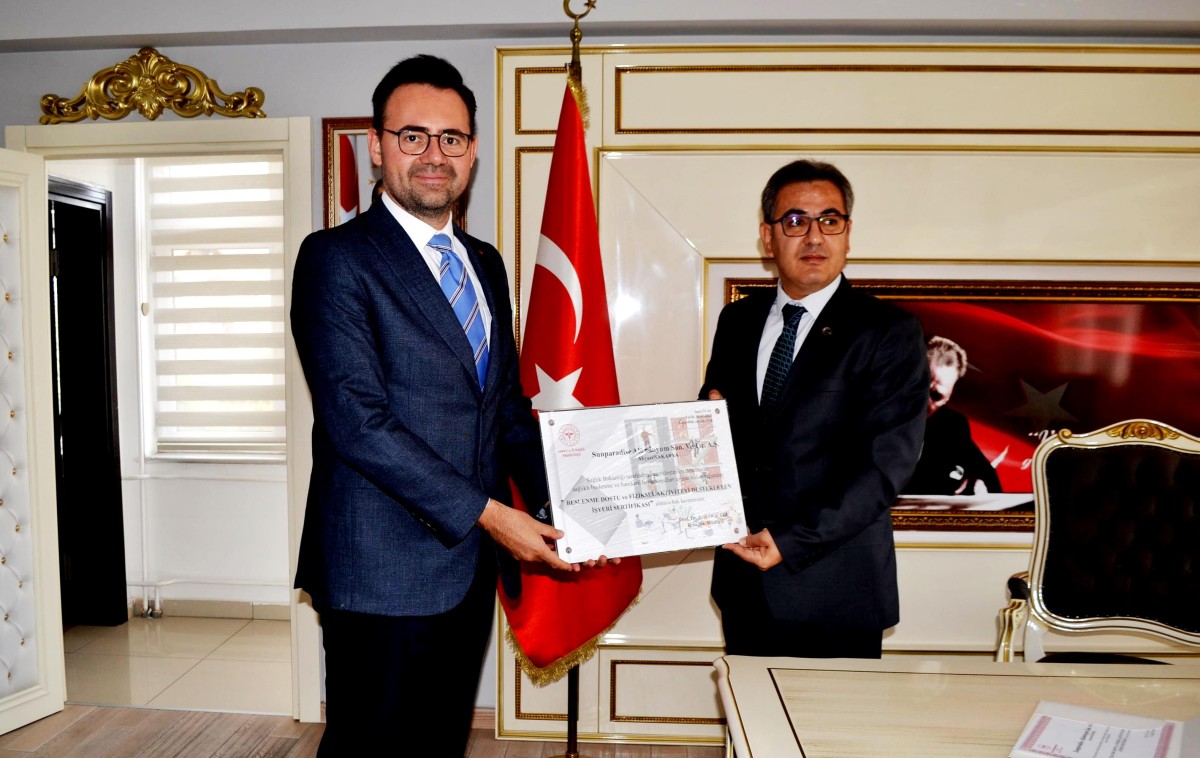 Sunparadise Alüminyum Sanayi ve Ticaret A.Ş.ye Sertifika ödülü
