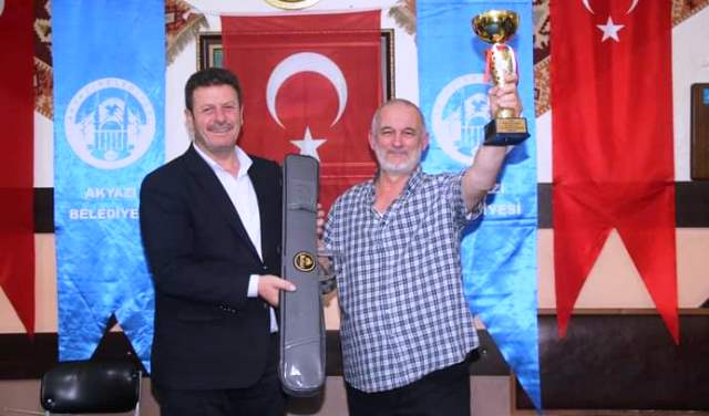 Akyazı’da düzenlenen bilardo Turnuvası sona erdi  