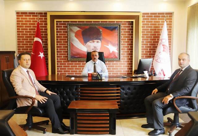Veysel Meydan Müdürünü ziyaret etti 