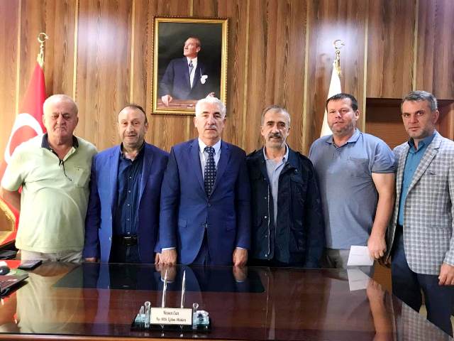 Oda başkanlarından Müdüre ziyaret  