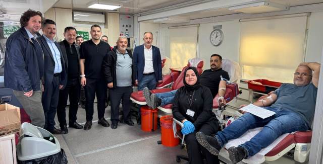 Kızılay'a 54 Ünite Kan bağışında bulundular  
