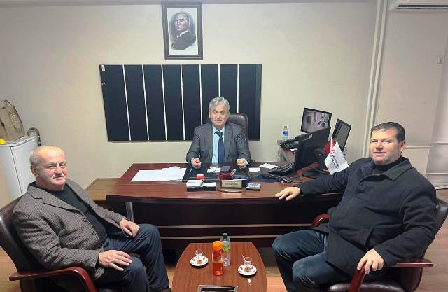 Oda başkanlarından Vergi Dairesi Başkanına ziyaret 