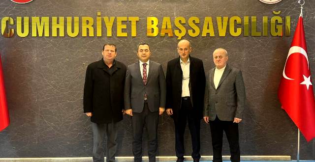 Oda başkanları da Cumhuriyet Başsavcısını ziyaret etti 