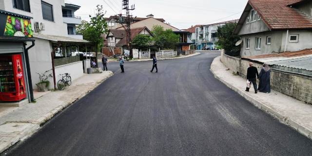 Altındere yolu tamamlandı 
