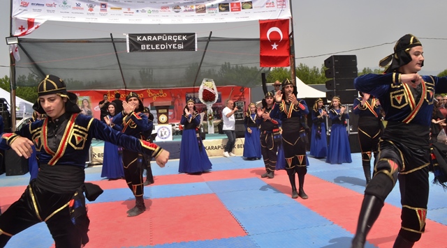 KARAPÜRÇAK AHMETLAR MAHALLESİNDE GÜRCÜ ŞENLİĞİ BAŞLADI  