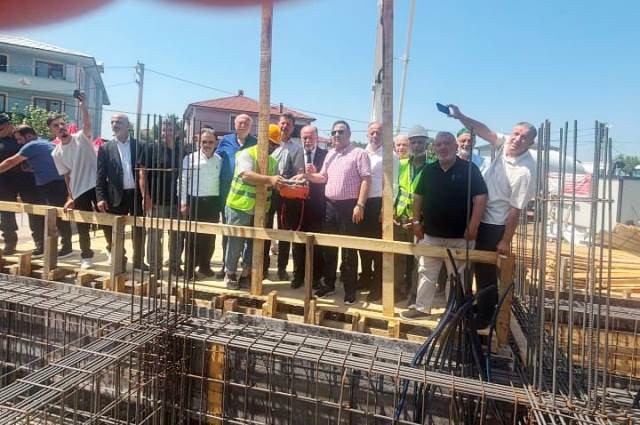  Şehit Mehmet Çelik Camii’nin Temeli Törenle Atıldı 