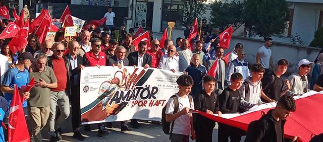 AMATÖR SPOR HAFTASINDA COŞKULU KUTLAMA 