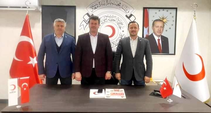 Belediye başkanı Soykan Kızılay temsilciliğini ziyaret etti 