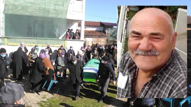 Korona kurbanı Orhan Özkan toprağa verildi  