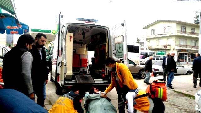 Yaşlı kadın bir anda yere yığıldı 