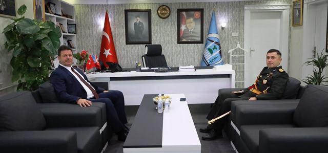 Garnizon Komutanından Başkan Soykan’a ziyaret