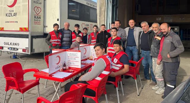 Sanayi Esnafı 53 Ünite kan bağışladı Bu bağış ilk oldu