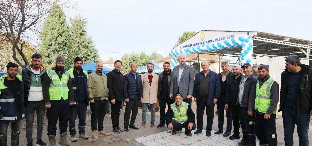 Karapürçek Pazaryeri Törenle hizmete girdi
