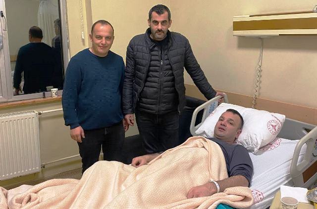 Başkandan Hasta ziyaret, 