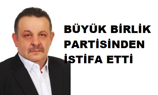 Partisinden istifa ettiğini duyurdu  