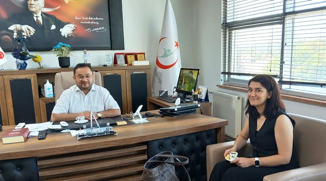 Devlet Hastanesi Başhekimi Dr.Yavuz Tepeçınar’a teşekkür belgesi  