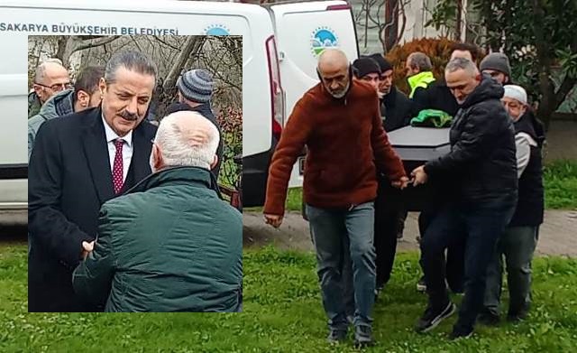 ESKİ BAKAN FARUK ÇELİK YAKINININ CENAZESİ İÇİN AKYAZIYA GELDİ