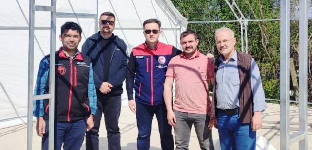 İlçe Tarım Müdürü Meydan Üretim tesisini ziyaret etti