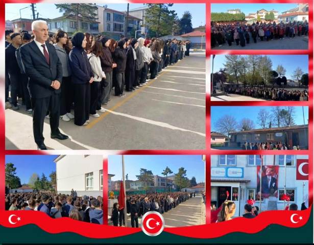 Akyazı İlçe Milli Eğitim Müdürü Can Bayrak törenine katıldı 