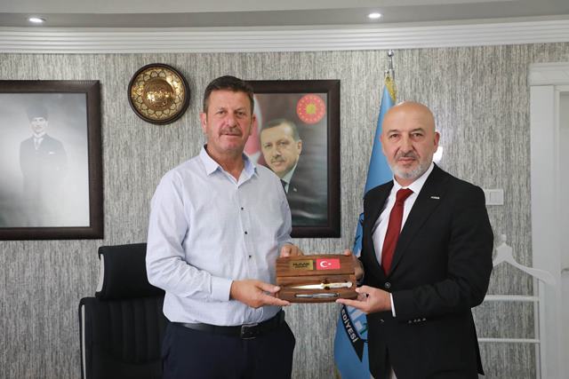 MÜSİAD Başkanı Ahmet Cihan  Başkan Soykan'ı ziyaret etti 