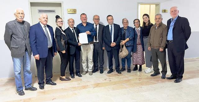 Yeni Parti Başkanlığına yeniden seçilen Mustafa Sağır Mazbatasını Aldı 